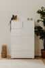 Commode-Capetown-03A-131,5cm-front-blanc-5-tiroirs-4-Finori