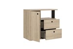 Commode-Duplex-decor-chataignier-naturel-noir-G72160-90cm-open02-Gautier