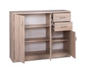 Commode-Kiel-2-decor-chene-sonoma-109cm-front-open-Finori