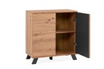 Commode-Medan-01D-melamine-mdf-artisan-oak-anthracite-persp-open-Finori