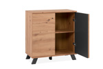 Commode-Medan-01D-melamine-mdf-artisan-oak-anthracite-persp-open-Finori