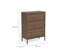 Commode-Palmdale-chene-fume-dimensions-Actona
