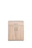 Commode-Peggy-2-decor-sonoma-oak-57cm-front-Finori