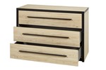 Commode-Penelope-decor-papier-chene-riviera-110cm-open-GBO