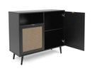 Commode-Vienna-01A-black-natur-cane-persp-open-101cm-Finori