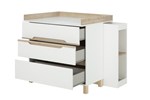 Commode-plan-a-langer-bibliotheque-Celeste-decor-blanc-95cm-open-Gautier