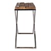 Console-Kensington-9850-bois-recycle-pied-acier-brillant-chrome-140cm-side-Richmond