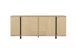 Dressoir-4 portes-Solena-1J3P514-Chene Rookwood-02-Gautier