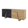 Dressoir-4P-1T-Elencia-1J3S504-Chene-Imitation-marbre-noir-03-Gautier
