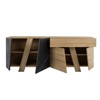 Dressoir-4P-1T-Elencia-1J3S504-Chene-Imitation-marbre-noir-04-Gautier