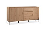 Dressoir-Korsika-51A-artisan-oak-perspectivel-Finori