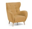 Fauteuil-Passo-tissu-jaune-S291J81·3A-side-Julia-Grup