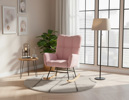 Fauteuil-bascule-Pacha-tissu-teddy-rose-TRUC-Comodi-sofa