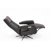 Fauteuil-relax-8001-cuir-split-Soleda-441-noir-open-Hjort-Knudsen