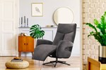 Fauteuil-relax-8001-tissu-cat-2-Jeep-2862-anthracite-Hjort-Knudsen