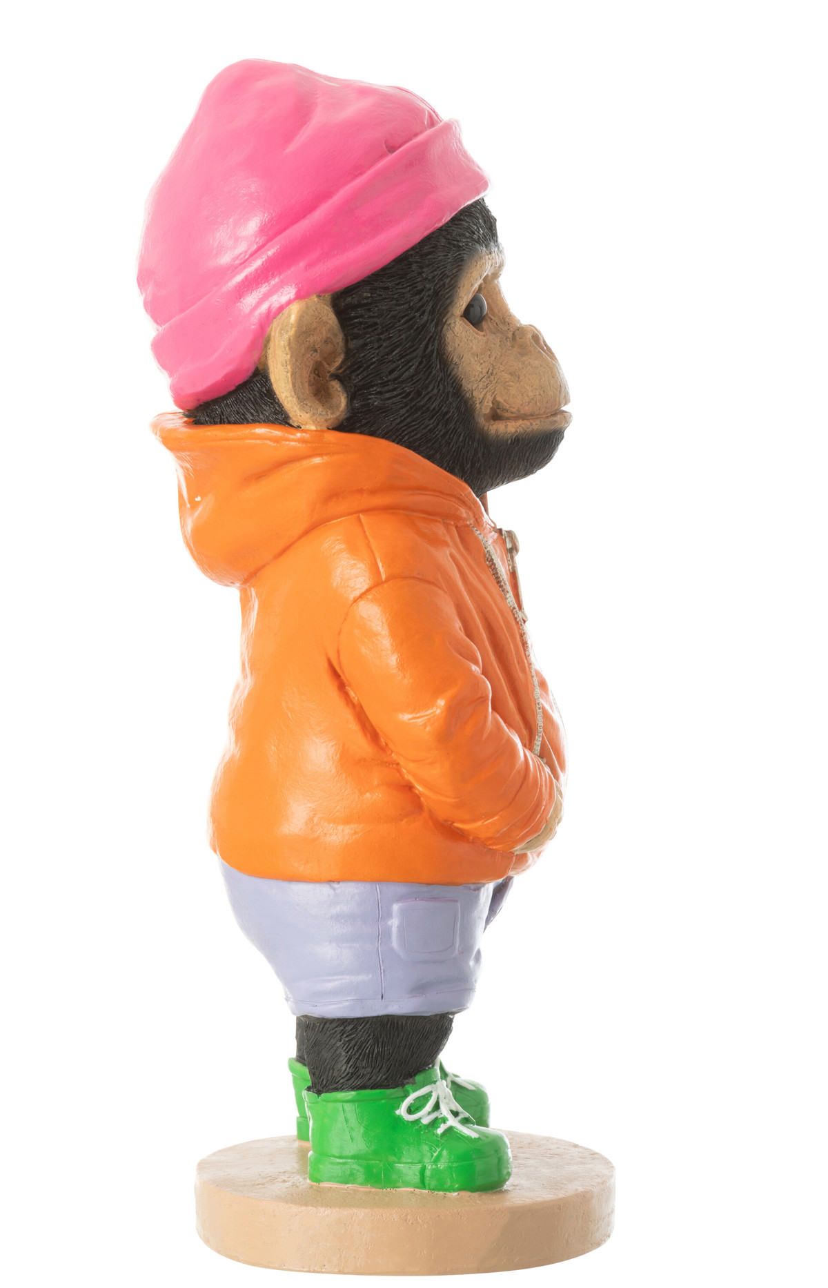 Figurine-fashion-singe-50092-resine-multicolore-Jolipa-02