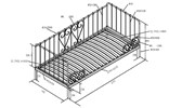 Lit-1-personne-ACKB90-metal-dimensions-Vipack