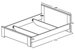 Lit-Elias-decor-bois-chene-160cm-dessin-Oosterlynck