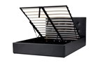 Lit-Porto-89524-simili-cuir-noir-140x200cm-open-Rousseau