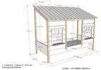 Lit-cabane-Housebed -HB900514-HBRB9014-MDF-laque-pin-massif-dimensions-Vipack