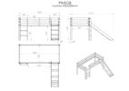Lit-haut-avec-tobbagon-Pino-bois-90cm-PIHSGB-dimensions-Vipack