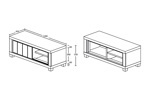 Meuble-TV-1-porte-Eureka-decor-bois-chene-120cm-dessin-Oosterlynck