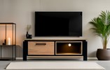 Meuble-TV-130cm-Buckley-bois-massif-FLAIR-Authentic-Orient