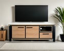 Meuble-TV-160cm-Buckley-bois-massif-FLAIR-Authentic-Orient