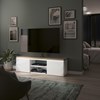Meuble-TV-2-portes-2-niches-Mike-Diagone-E07012-decor-blanc-ambi-allume-sombre-Gautier