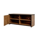 Meuble-TV-Esther-decor-chene-industriel-126cm-ouvert-Oosterlynck