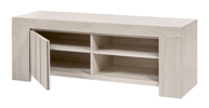 Meuble-TV-Gilles-decor-white-eik-146cm-ouvert-Bauwens-GBO