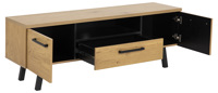 Meuble-TV-Mallow-20727-melamine-decor-chene-noir-pieds-metal-noir-140cm-03-Actona