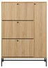 Meuble-a-chaussure-3tiroirs-1porte-Albany-024286-oak-rough-melamine-base-matt-black-02-Actona