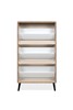 Meuble-chaussure-Vigo-49A-capuccino-front-open-Finori