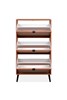 Meuble-chaussure-Vigo-49A-terracotta-front-open-Finori