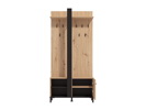 Meuble-entree-Capitello-decor-chene-gris-front-open-Forma-Ideale