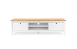 Meuble-tv-Bergen-55-front-decor-chene-artisan-blanc-100cm-Finori