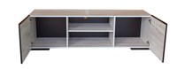 Meuble-tv-Elba-decor-papier-coloris-chene-blanchi-open-160cm-Divaco