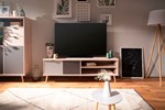 Meuble-tv-Epik-55-decor-bois-elegance-endgrain-gris-160cm-ambi-Finori