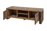 Meuble-tv-Onno-decor-tropix-157cm-ouvert-Bauwens-GBO