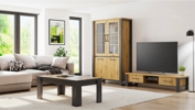 Meuble-tv-table-de-salon-vitrine- Eden-decor-papier-coloris-jesion-portland-dab-artisan-Divaco