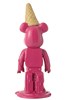 Ours-cornet-50045-resine-rose-Jolipa-02