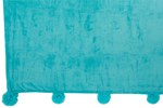 Plaid-Pompon-3482-Polyester-Azur-03-Jolipa