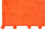Plaid-Pompon-3489-Polyester-Orange-Vif-03-Jolipa