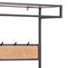 Portemanteau-Seaford-94144-decor-matt-black-metal-wild-oak-detail-Actona