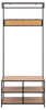 Portemanteau-Seaford-94144-decor-matt-black-metal-wild-oak-front-Actona