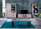 Salle-a-manger-Marseille-meuble-tv-table-de-salon-vitrine-bibliotheque-chene-wellington-metal-noir-Divaco