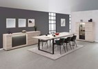 Salle-a-manger-Treviso-decor-chene-gris-clair-gris-fonce-mat-K549-buffet-219cm-vitrine-138cm-table-2