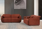 Salon-Pepper-2+2,5-places-tissu-brique-02-Comodi-Sofa