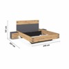 Set lit chevet 2 tiroirs-160x200-Nevada-0N61-AC176-chene artisan-gris metallique-04-Rauch